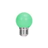 Kép 1/4 - LED dekor izzó lámpa E27 G45 2W 230v zöld 5 db 