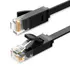 Kép 1/2 - Ugreen Ethernet RJ45 lapos hálózati kábel Cat.6 UTP 5 m fekete 