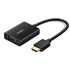 Kép 1/5 - Ugreen MM102 HDMI-VGA adapter fekete