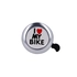 Kép 1/2 - Kerékpár bicikli csengő ezüst I LOVE MY BIKE felirattal
