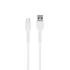 Kép 1/5 - Maxlife  micro USB töltőkábel adatkábel 1 m 3A fehér