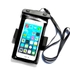 Kép 1/5 - Vízálló telefon tok PVC telefonszíjjal karpánttal fekete