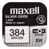 Kép 1/2 - Maxell watch óra mini ezüst elem 384 SR 41 SW 1 db