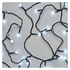 Kép 1/8 - LED karácsonyi fényfüzér, cseresznye – golyók, 30 m, kültéri és beltéri, hideg fehér, időz