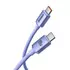 Kép 3/8 - Baseus USB-C USB-C töltőkábel adatkábel 1.2m lila