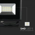 Kép 8/8 - V-TAC 10W Led reflektor SMD e-sorozat fekete természetes fehér