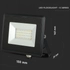 Kép 8/8 - V-tac 20W Led reflektor SMD e-sorozat fekete természetes fehér