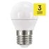 Kép 5/5 - Emos Classic led izzó kisgömb E27 5W 470lm hideg fehér