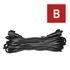 Kép 2/8 - Hosszabbító kábel sorolható Profi fényfüzérekhez, fekete, 10 m, kültéri és beltéri