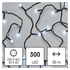 Kép 2/8 - LED karácsonyi fényfüzér, cseresznye – golyók, 30 m, kültéri és beltéri, hideg fehér, időz