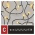 Kép 4/11 - Standard LED sorolható karácsonyi füzér, villogó, 10 m, kültéri, meleg/hideg fehér