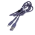 Kép 3/5 - Maxlife MXUC-04  USB - micro USB kábel 1,0 m 3A lila