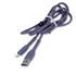 Kép 3/5 - Maxlife  micro USB töltőkábel adatkábel 1 m 3A lila
