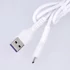 Kép 2/5 - Maxlife  micro USB töltőkábel adatkábel 1 m 3A fehér