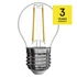 Kép 7/7 - Emos led lámpa filament izzó  kisgömb 1,8W E27 250lm természetes fehér
