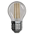 Kép 2/7 - Emos led lámpa filament Izzó kisgömb 3,4W E27 470lm meleg fehér