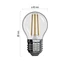 Kép 6/7 - Emos led lámpa filament Izzó kisgömb 3,4W E27 470lm meleg fehér