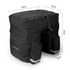 Kép 12/16 - Wozinsky 60L tágas kerékpáros biciklis táska esővédővel csomagtartó táska fekete WBB13BK