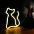 Kép 3/3 - Neon led dekorációs lámpa cica meleg fehér