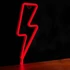 Kép 2/2 - Neon Led dekorációs lámpa villám piros