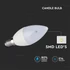 Kép 4/6 - V-tac led lámpa izzó gyertya E14 7W Samsung chip természetes fehér