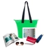 Kép 5/6 - Vízálló táska PVC strandtáska zöld