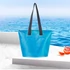Kép 6/6 - Vízálló táska PVC strandtáska kék