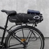 Kép 23/24 - Wozinsky tágas kerékpáros nyeregtáska biciklis táska nagy 12l fekete WBB9BK