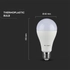 Kép 2/5 - V-tac led lámpa izzó  E27 A65 15W Samsung chip hideg fehér