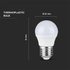 Kép 2/5 - V-TAC LED lámpa izzó kisgömb E27 G45 5.5W Samsung chip természetes fehér