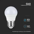 Kép 5/5 - V-tac led lámpa izzó kisgömb E27 G45 5.5W Samsung chip természetes fehér