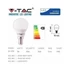 Kép 4/4 - V-tac led lámpa izzó kisgömb E14 P45 7W Samsung chip természetes fehér