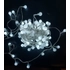 Kép 3/3 - Entac karácsonyi IP44 fényfüzér 15mm Balls 120 LED 9m hideg fehér