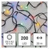 Kép 9/10 - LED karácsonyi fényfüzér, cseresznye – golyók, 20 m, kültéri és beltéri, többszínű, programozható