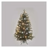 Kép 7/8 - LED karácsonyi fényfüzér, pulzáló, 12 m, kültéri és beltéri, meleg/hideg fehér