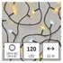 Kép 8/8 - LED karácsonyi fényfüzér, pulzáló, 12 m, kültéri és beltéri, meleg/hideg fehér