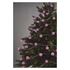 Kép 12/12 - LED fényfüzér, cseresznye – golyók 2,5 cm, 4 m, kültéri és beltéri, rózsaszínű, időzítő