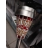 Kép 3/6 - Entac kerti napelemes szolár lámpa 40cm leszúrható rozsdamentes acél színes mozaik üveg 1 LED