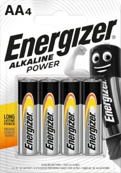 Energizer Power alkáli tartós ceruza elem AA LR6 4 db