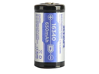 Xtar 16340 CR123 3,7V Li-ion 650 mAh akkumulátor védelemmel