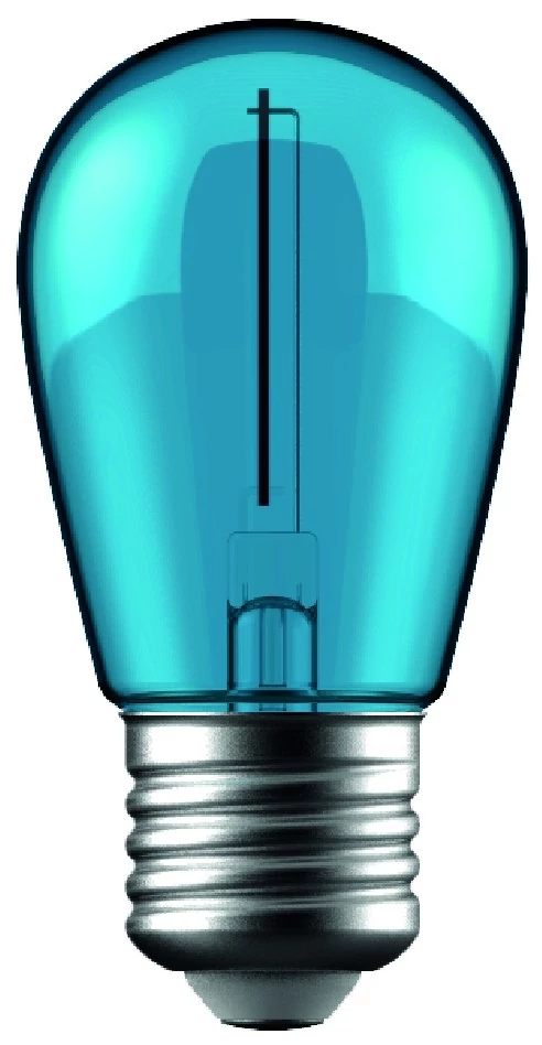 Avide dekor lámpa LED izzó filament 1W E27 kék