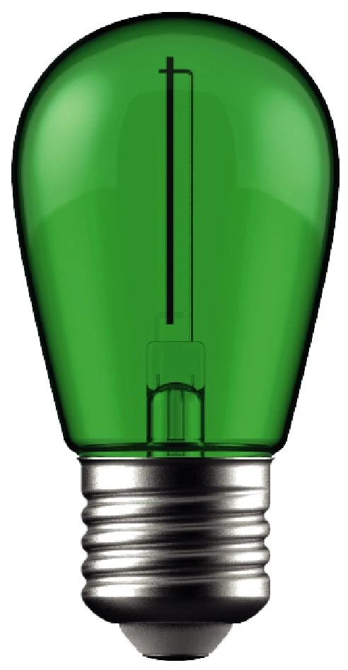Avide dekor lámpa LED izzó filament 1W E27 zöld