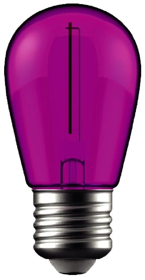 Avide dekor lámpa LED izzó filament 1W E27 lila