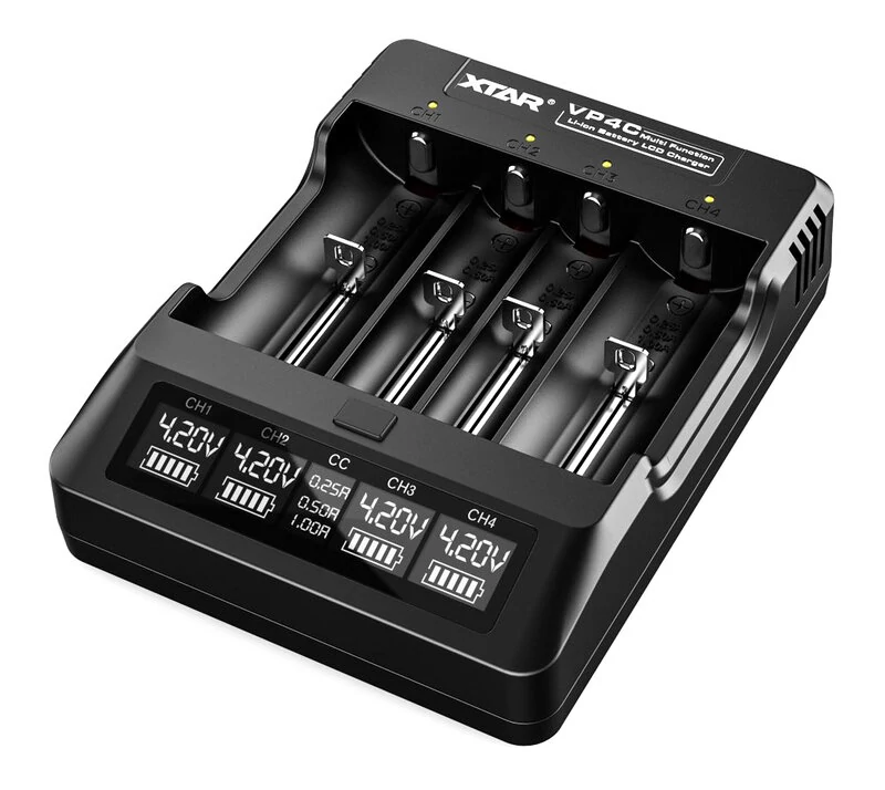 Xtar VP4C Li-Ion akkumulátor töltő