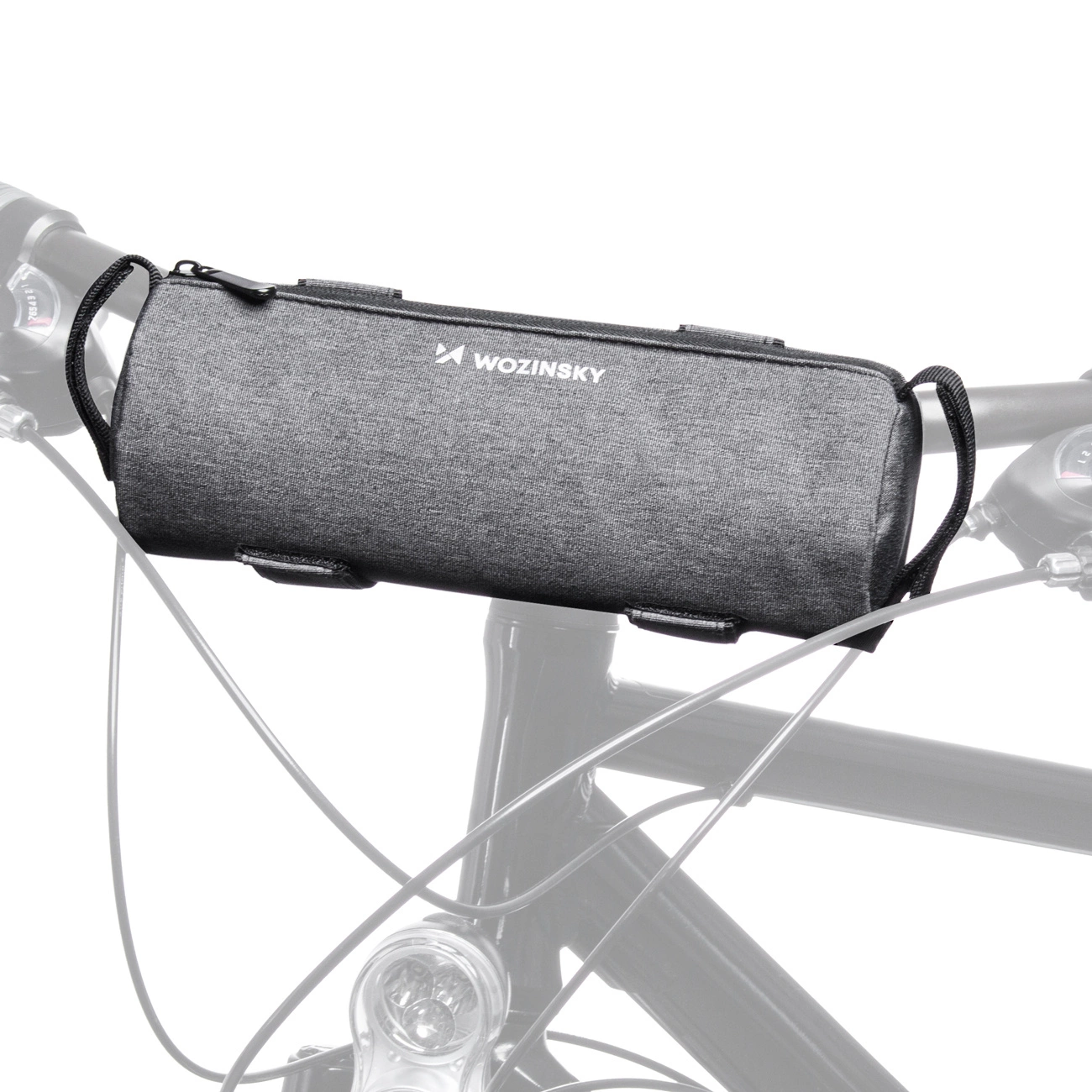 Wozinsky kerékpáros biciklis termo táska szürke