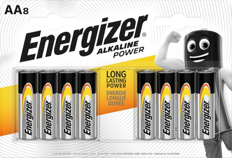 Energizer Power alkáli tartós ceruza elem AA LR6  8 db