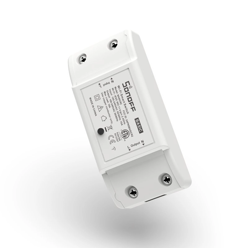 Sonoff BASIC R2 Wi-Fi smart switch vezeték nélküli okos kapcsoló fehér