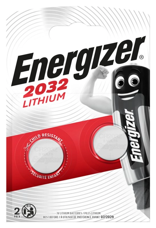 Energizer lítium gombelem CR2032  2 db