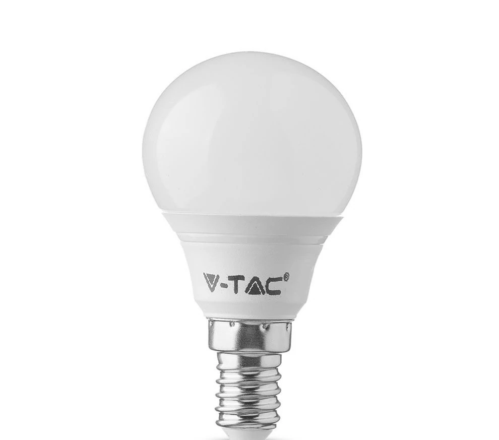 V-tac led lámpa izzó kisgömb E14 5.5W P45 hideg fehér