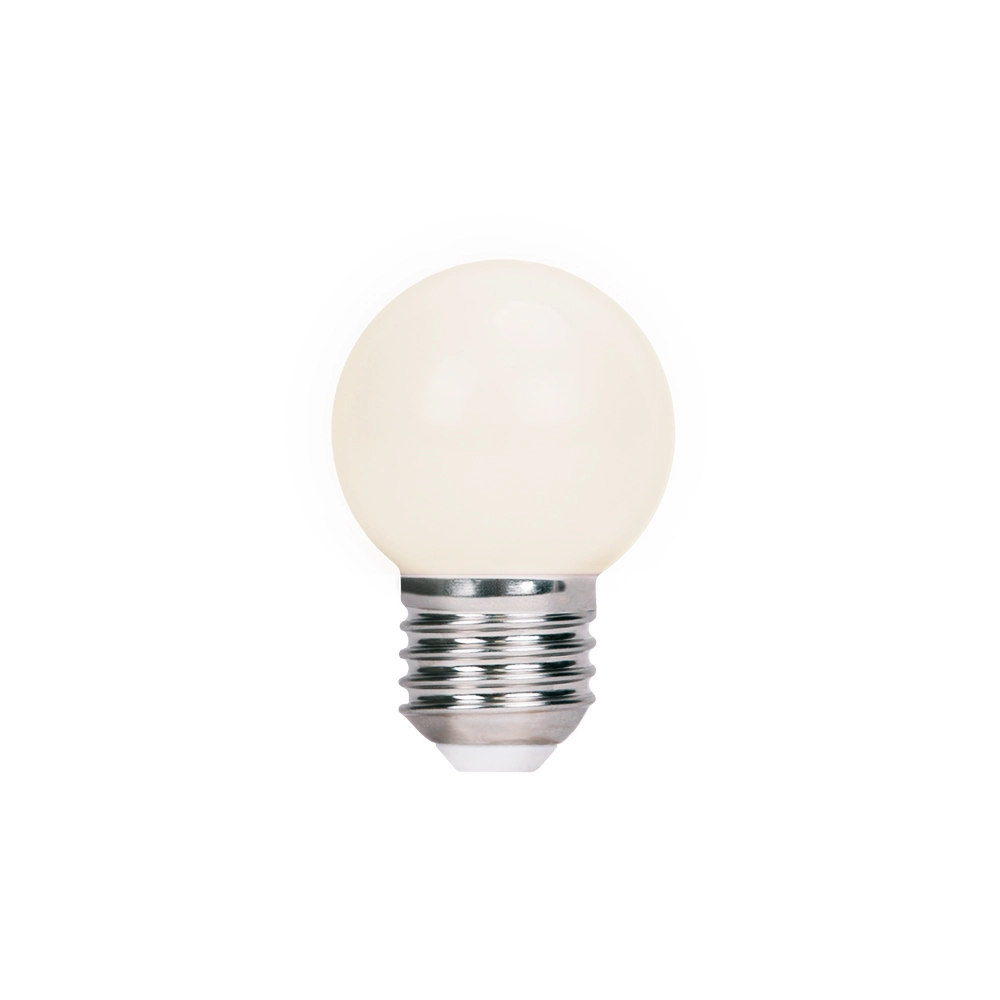 LED izzó lámpa E27 G45 2W 230v meleg fehér 5 db 